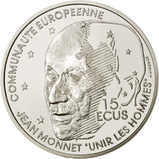 Vème République, 100 Francs/15 Ecus Jean Monnet, 1992, KM 1012