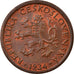 Coin, Czechoslovakia, 10 Haleru, 1934, EF(40-45), Bronze, KM:3