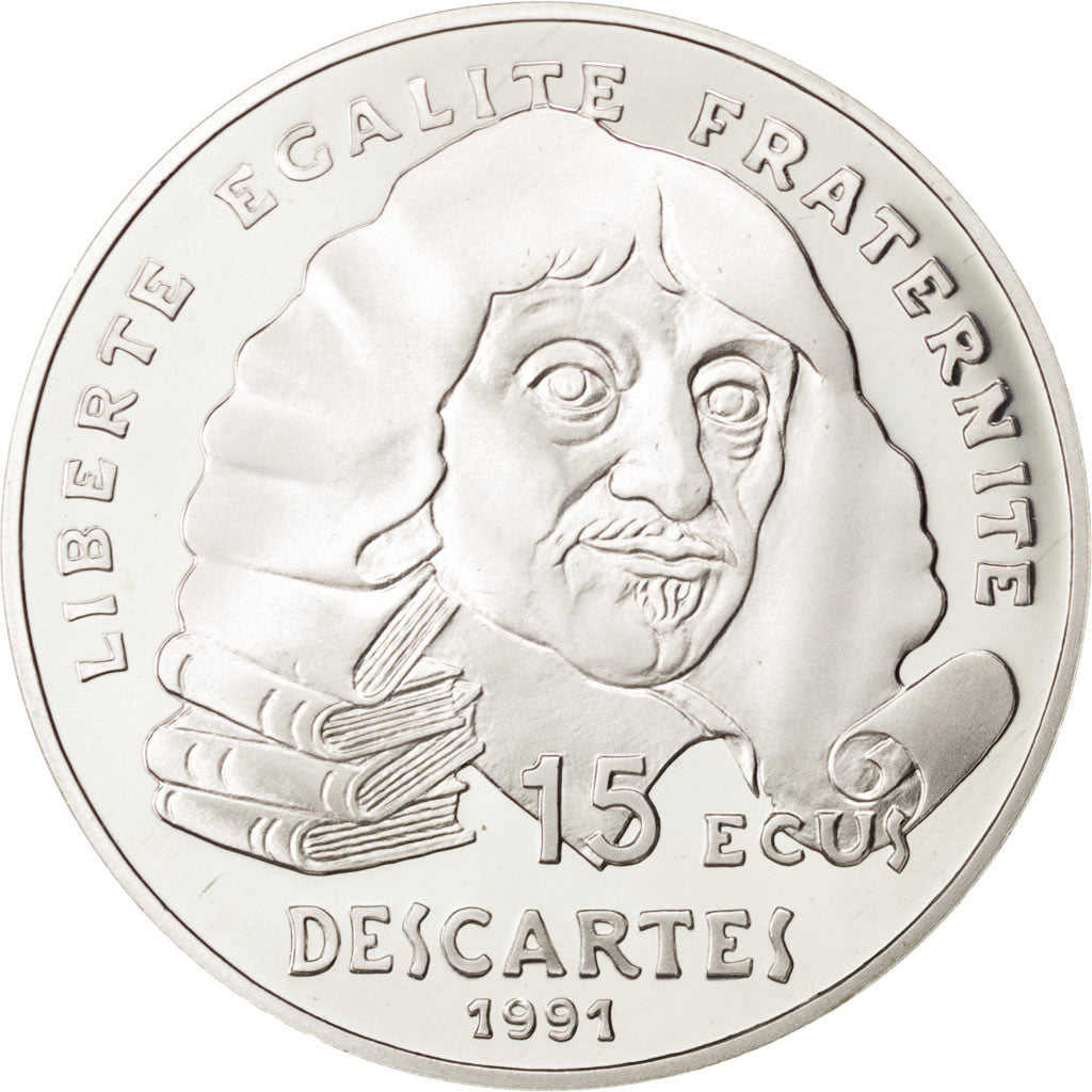 FRANCE, 100 Francs, 1991, KM #1002, MS(65-70), Silver, 22.20