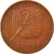 Coin, Fiji, Elizabeth II, 2 Cents, 1969, EF(40-45), Bronze, KM:28