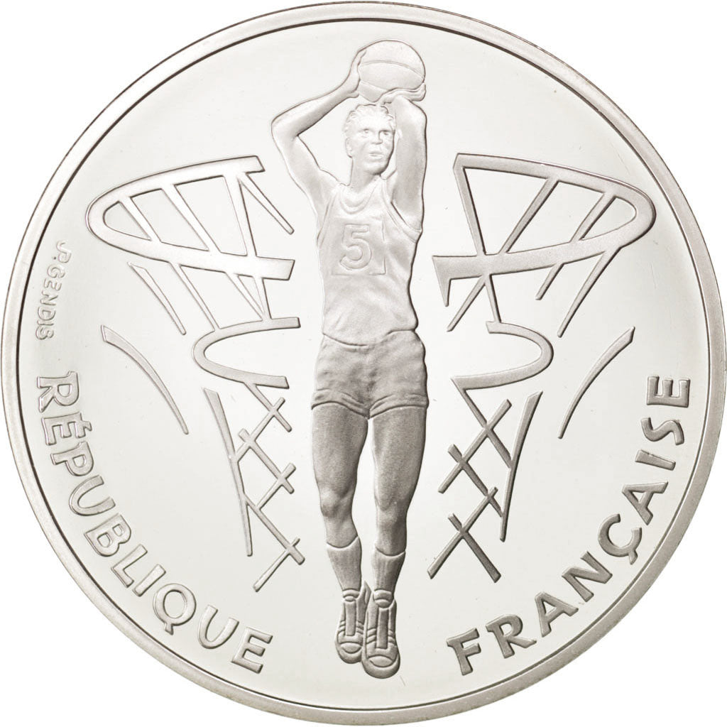 FRANCE, 100 Francs, 1991, KM #992, MS(65-70), Silver, 22.20