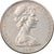 Moneda, Nueva Zelanda, Elizabeth II, 20 Cents, 1981, MBC, Cobre - níquel