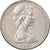 Moneta, Nowa Zelandia, Elizabeth II, 20 Cents, 1981, EF(40-45), Miedź-Nikiel