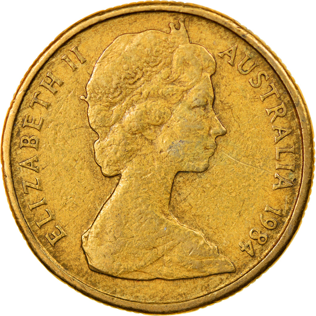 Coin, Australia, Elizabeth II, Dollar, 1984, Royal Australian Mint, EF(40-45)