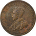 Coin, Australia, George V, 1/2 Penny, 1919, EF(40-45), Bronze, KM:22