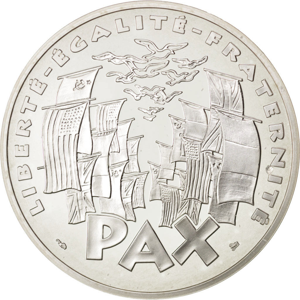 FRANCE, 8 mai 1945, 100 Francs, 1995, KM #1116.2, MS(65-70), Silver, 37, 22.20