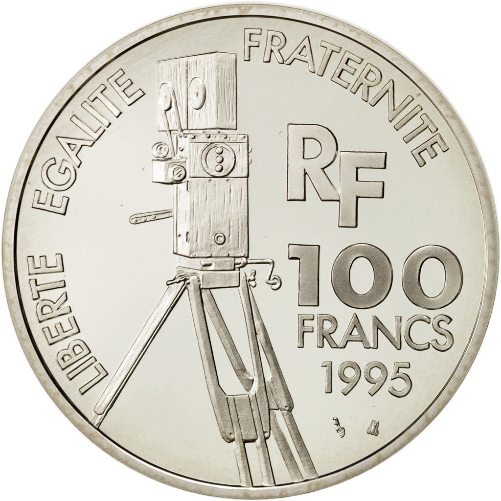 FRANCE, 100 Francs, 1995, KM #1943, MS(65-70), Silver, 22.20