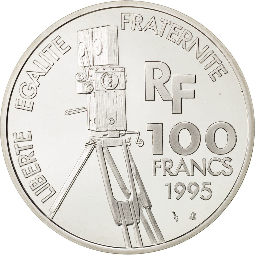 FRANCE, 100 Francs, 1995, KM #1945, MS(65-70), Silver, 22.20