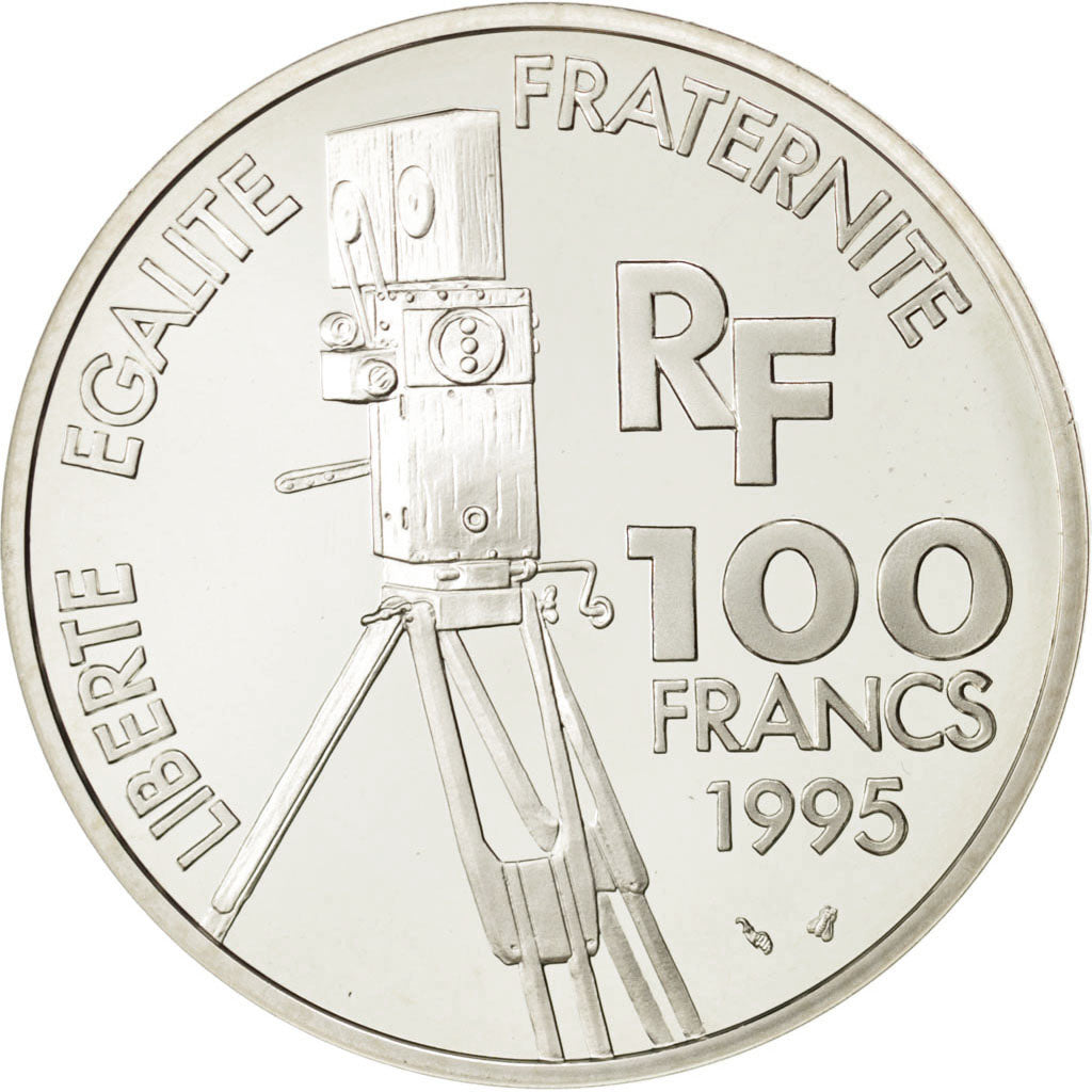 FRANCE, 100 Francs, 1995, KM #1104, MS(65-70), Silver, 22.20