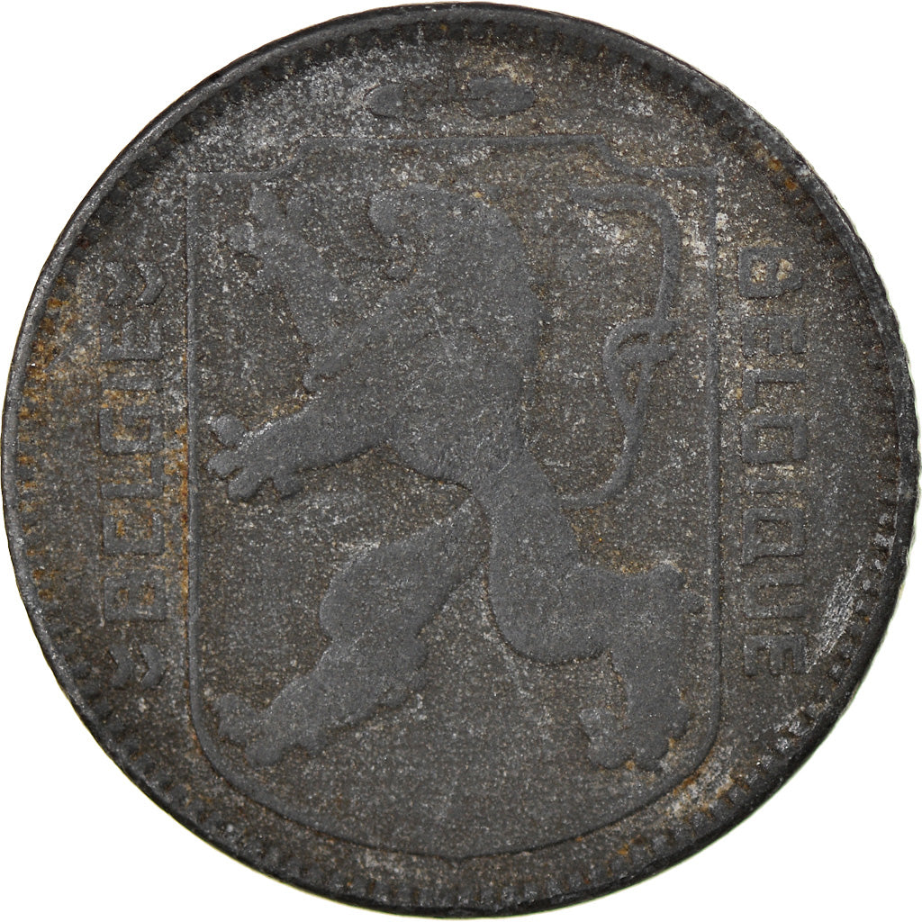 Münze, Belgien, Franc, 1945, S+, Zinc, KM:128