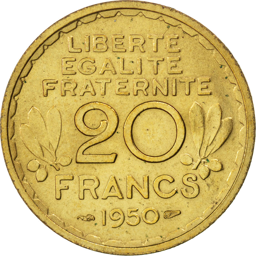 Coin, France, Concours de Morlon, 20 Francs, 1950, Pré-série, MS(63)