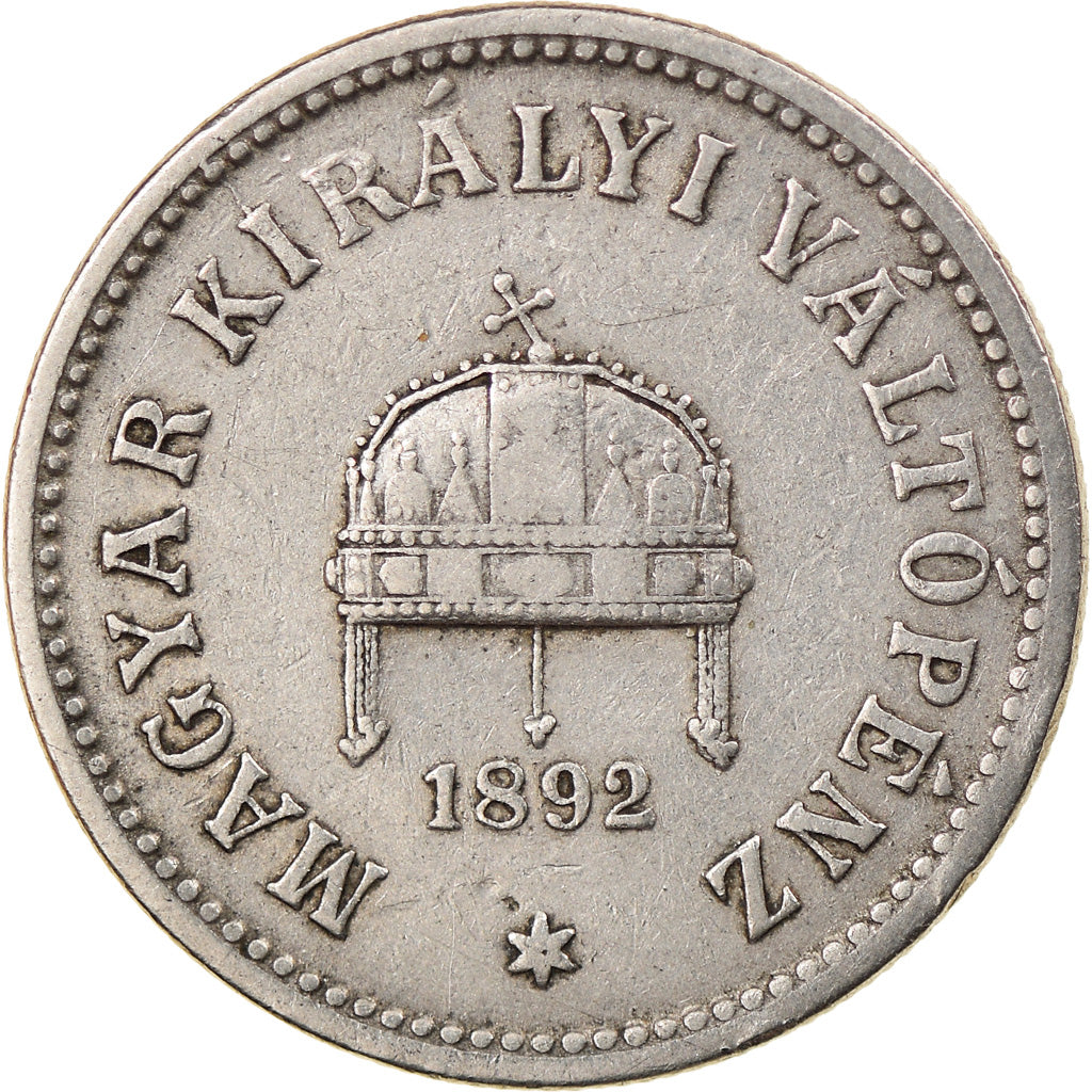 Monnaie, Hongrie, Franz Joseph I, 10 Filler, 1893, Kormoczbanya, TTB, Nickel