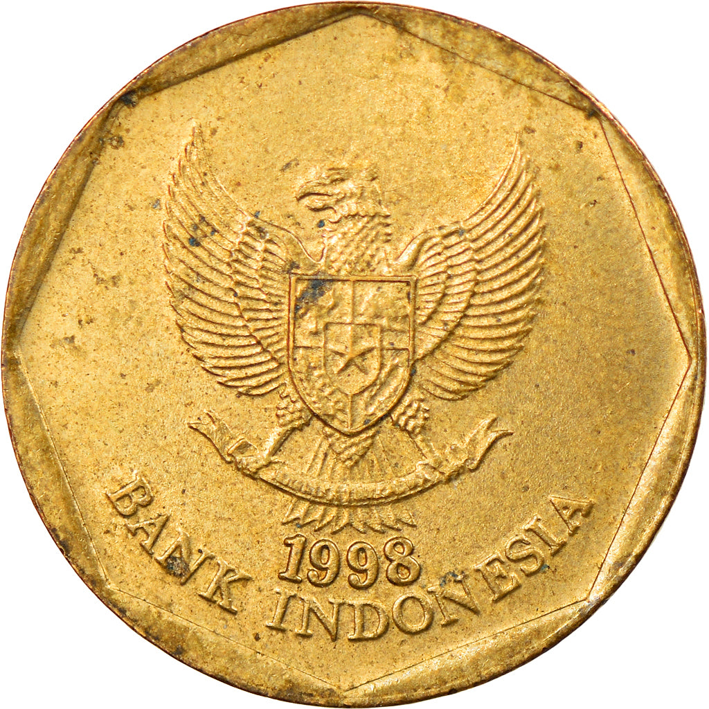 Moneda, Indonesia, 100 Rupiah, 1998, MBC, Aluminio - bronce, KM:53