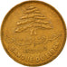 Monnaie, Lebanon, 25 Piastres, 1975, TTB, Nickel-brass, KM:27.1