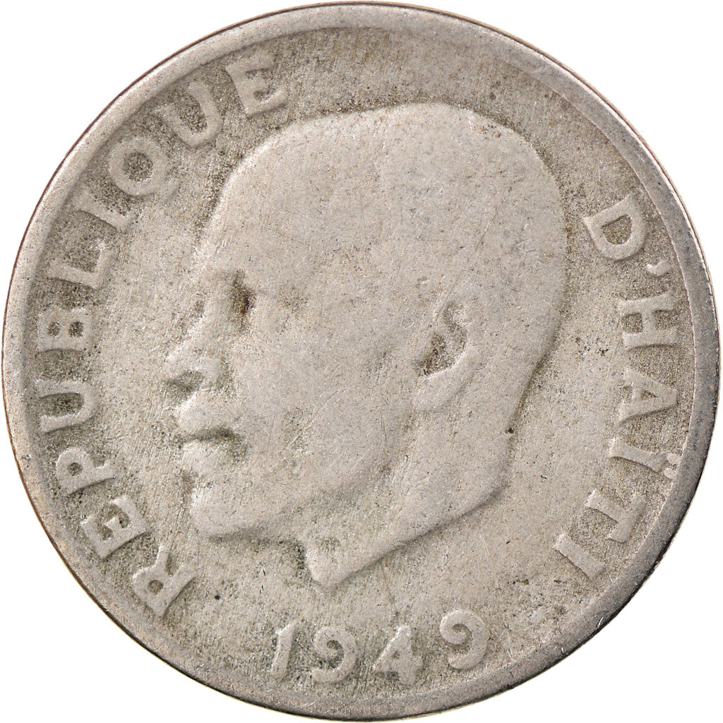 Coin, Haiti, 5 Centimes, 1949, VF(20-25), Copper-nickel, KM:57