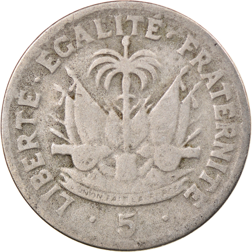 Coin, Haiti, 5 Centimes, 1949, VF(20-25), Copper-nickel, KM:57