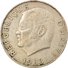 Coin, Haiti, 20 Centimes, 1983, EF(40-45), Copper-nickel, KM:100
