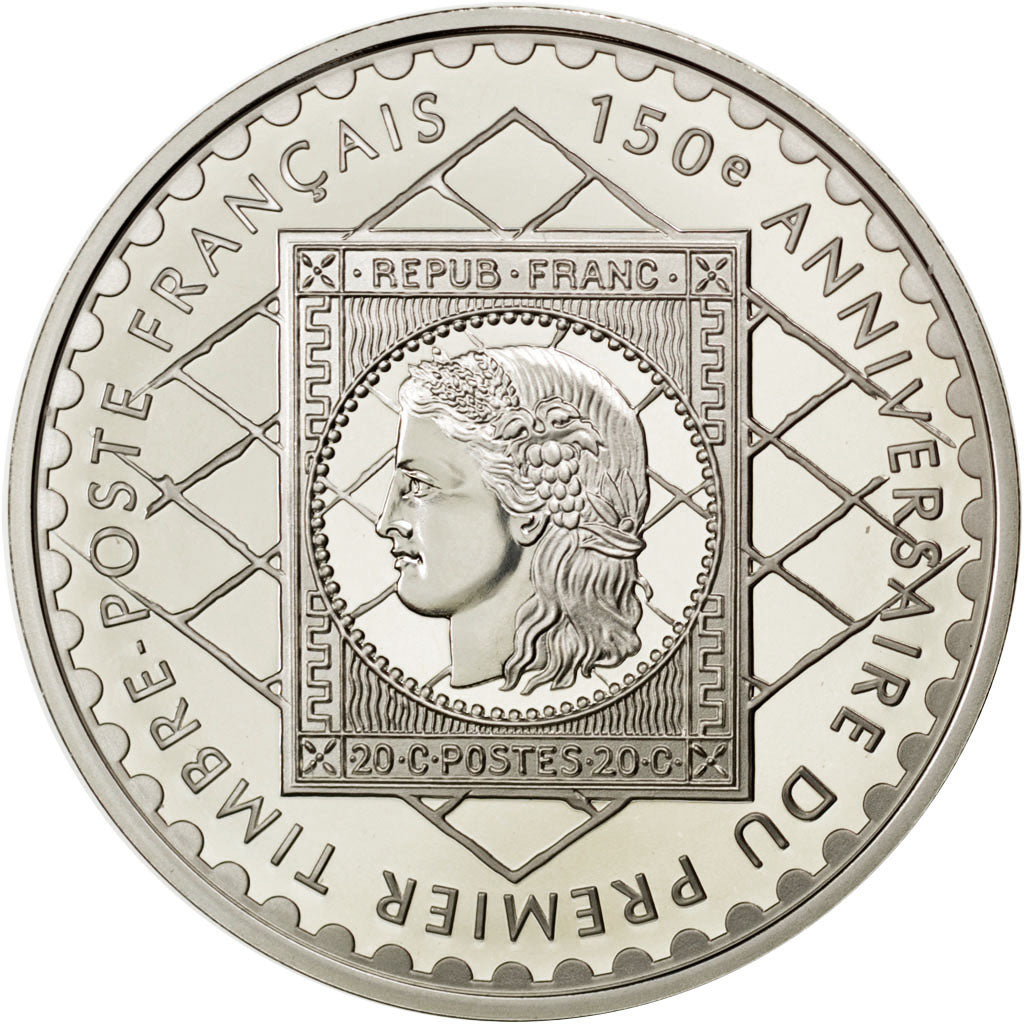 FRANCE, 10 Francs, 1999, Paris, KM #1398, MS(65-70), Silver, 37, 22.20