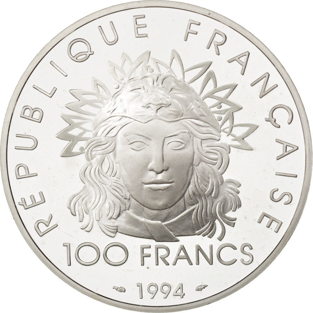 FRANCE, 100 Francs, 1994, KM #1048, MS(65-70), Silver, 33.63
