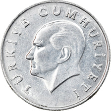 Coin, Turkey, 10 Lira, 1984, AU(55-58), Aluminum, KM:964
