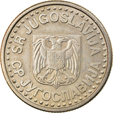 Coin, Yugoslavia, Novi Dinar, 1996, EF(40-45), Copper-Nickel-Zinc, KM:168