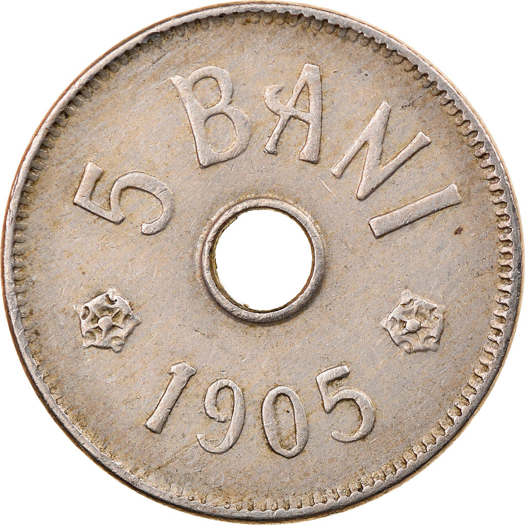 Münze, Rumänien, Carol I, 5 Bani, 1905, SS, Copper-nickel, KM:31