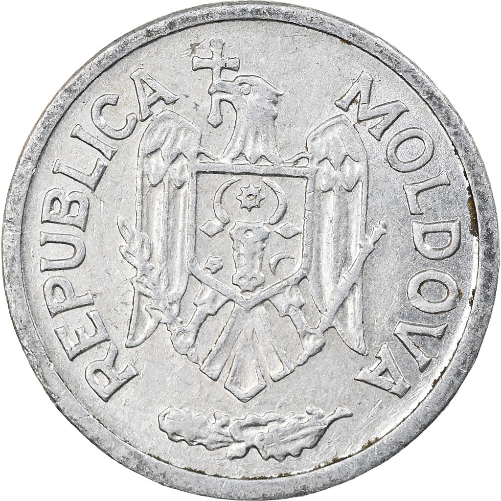 Moneta, Moldava, 5 Bani, 2000, BB, Alluminio, KM:2