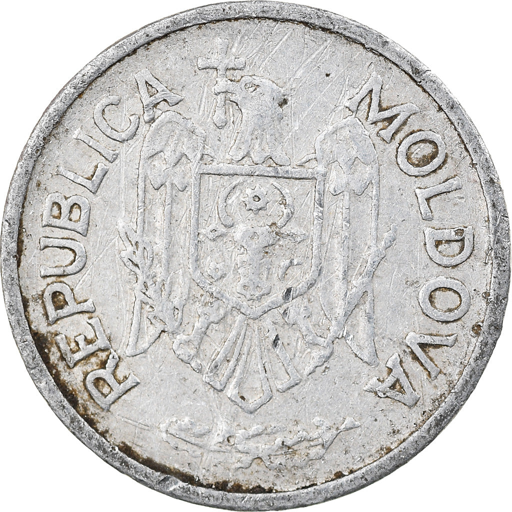 Münze, Moldova, 10 Bani, 1997, SS, Aluminium, KM:7
