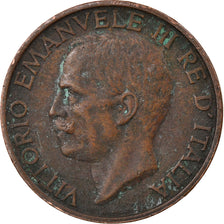 Coin, Italy, Vittorio Emanuele III, 10 Centesimi, 1924, Rome, VF(30-35), Bronze