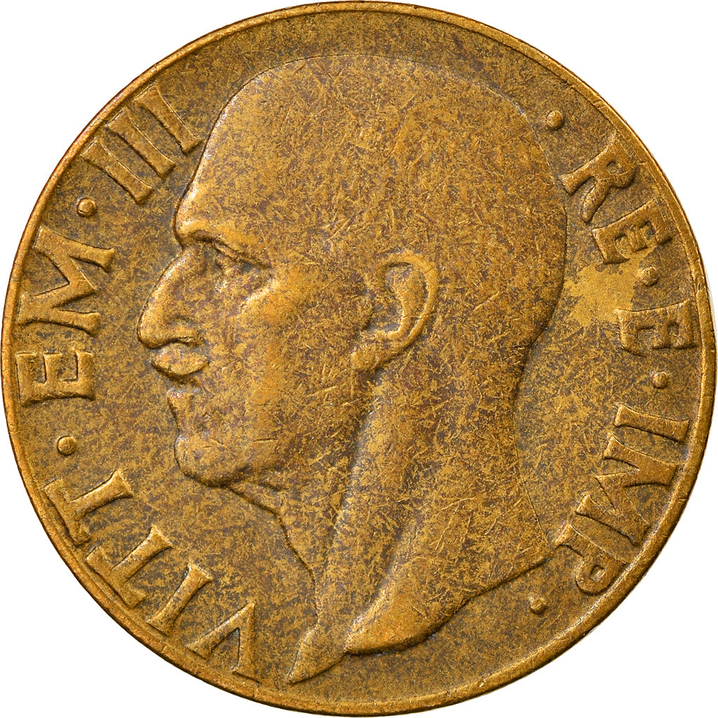 Münze, Italien, Vittorio Emanuele III, 10 Centesimi, 1941, Rome, SS