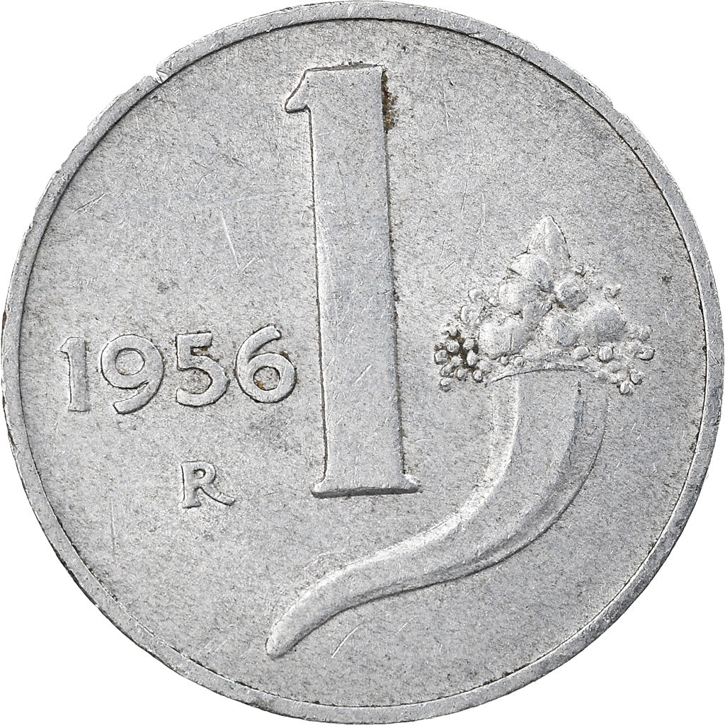 Monnaie, Italie, Lira, 1956, Rome, TTB, Aluminium, KM:91