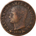 Monnaie, États italiens, KINGDOM OF NAPOLEON, Napoleon I, Centesimo, 1812