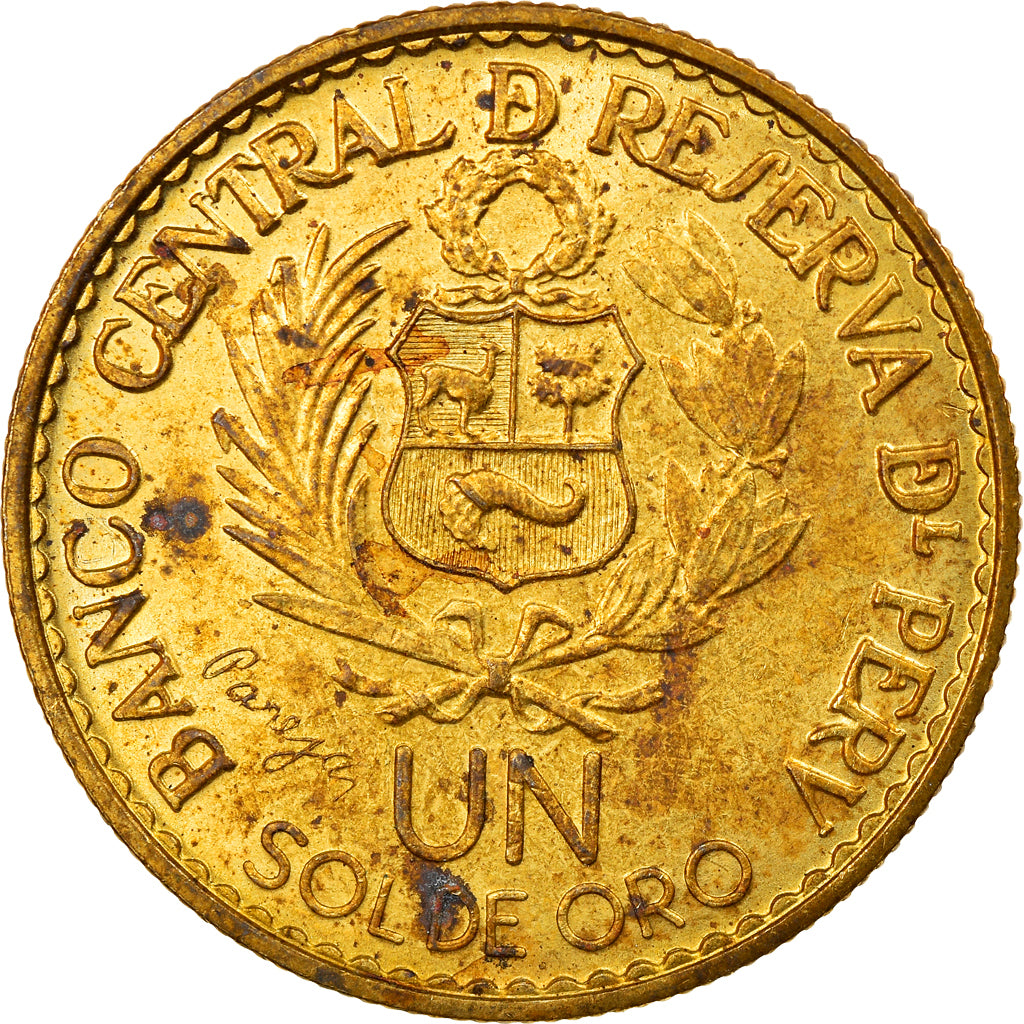 Moneta, Perù, Sol, 1965, Lima, BB, Ottone, KM:240