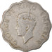 Coin, INDIA-BRITISH, George VI, Anna, 1947, EF(40-45), Copper-nickel, KM:538