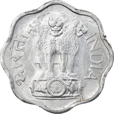 Coin, INDIA-REPUBLIC, 2 Paise, 1973, EF(40-45), Aluminum, KM:13.6