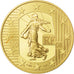France, 10 Euro, 2008, MS(65-70), Gold, 8.45