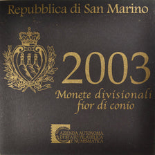 San Marino, 1 Cent to 2 Euro, 2003, MS(65-70), 0.00