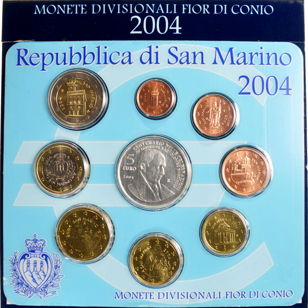 Saint-Marin, Coffret BU Euro 2004