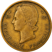 Monnaie, French West Africa, 25 Francs, 1956, TTB, Aluminum-Bronze, KM:7