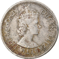 Moeda, ÁFRICA ORIENTAL, Elizabeth II, 50 Cents, 1963, EF(40-45), Cobre-níquel