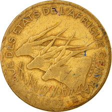 Coin, Central African States, 25 Francs, 1983, Paris, VF(20-25)