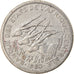 Moeda, Estados da África Central, 50 Francs, 1980, Paris, EF(40-45), Níquel