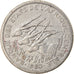 Coin, Central African States, 50 Francs, 1980, Paris, EF(40-45), Nickel, KM:11