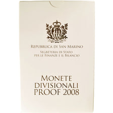 San Marino, 1 Cent to 2 Euro, 2008, MS(65-70), 0.00