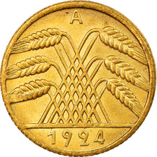 Moeda, ALEMANHA, REPÚBLICA DE WEIMAR, 10 Rentenpfennig, 1924, Berlin