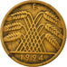Coin, GERMANY, WEIMAR REPUBLIC, 10 Rentenpfennig, 1924, Muldenhütten