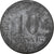 Coin, GERMANY - EMPIRE, 10 Pfennig, 1921, Berlin, VF(30-35), Zinc, KM:26
