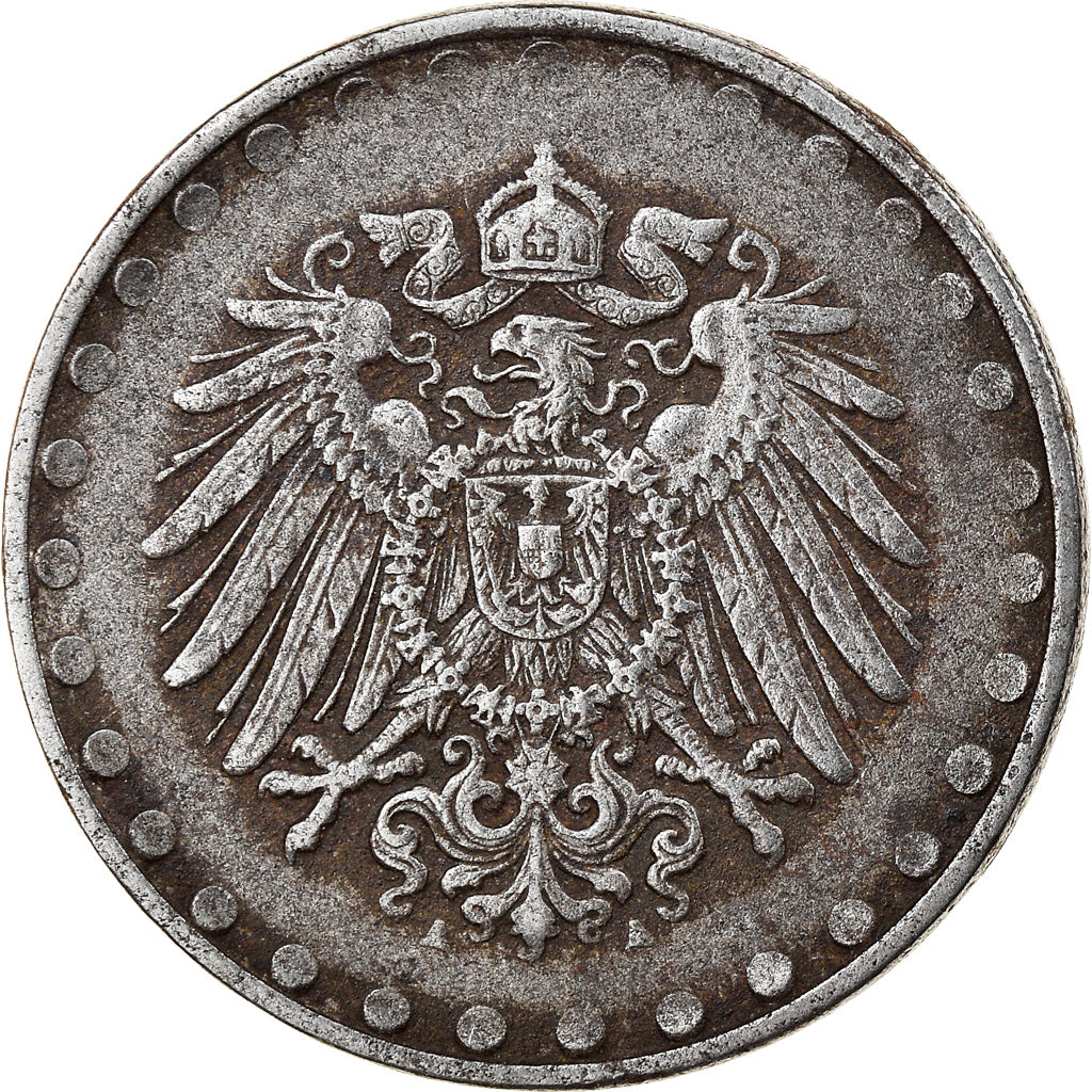 Coin, GERMANY - EMPIRE, 10 Pfennig, 1916, Berlin, VF(30-35), Iron, KM:20