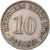 Moneta, NIEMCY - IMPERIUM, Wilhelm II, 10 Pfennig, 1907, Hambourg, EF(40-45)