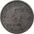 Moneda, ALEMANIA - IMPERIO, 5 Pfennig, 1919, Munich, BC+, Hierro, KM:19